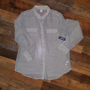 Old Navy stripped womens blouse